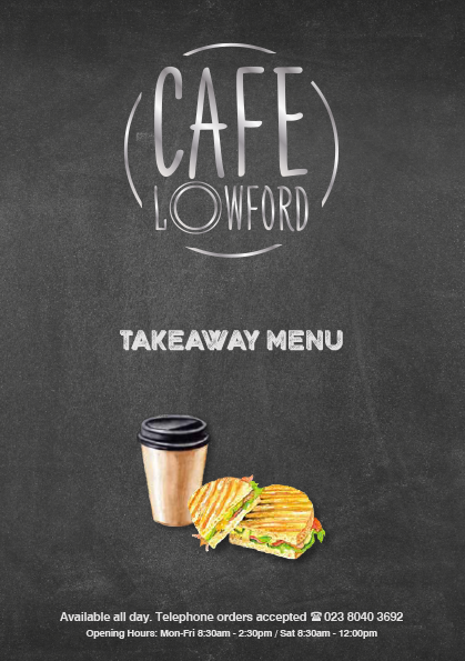 cafe-lowford-takeaway-menu-cover